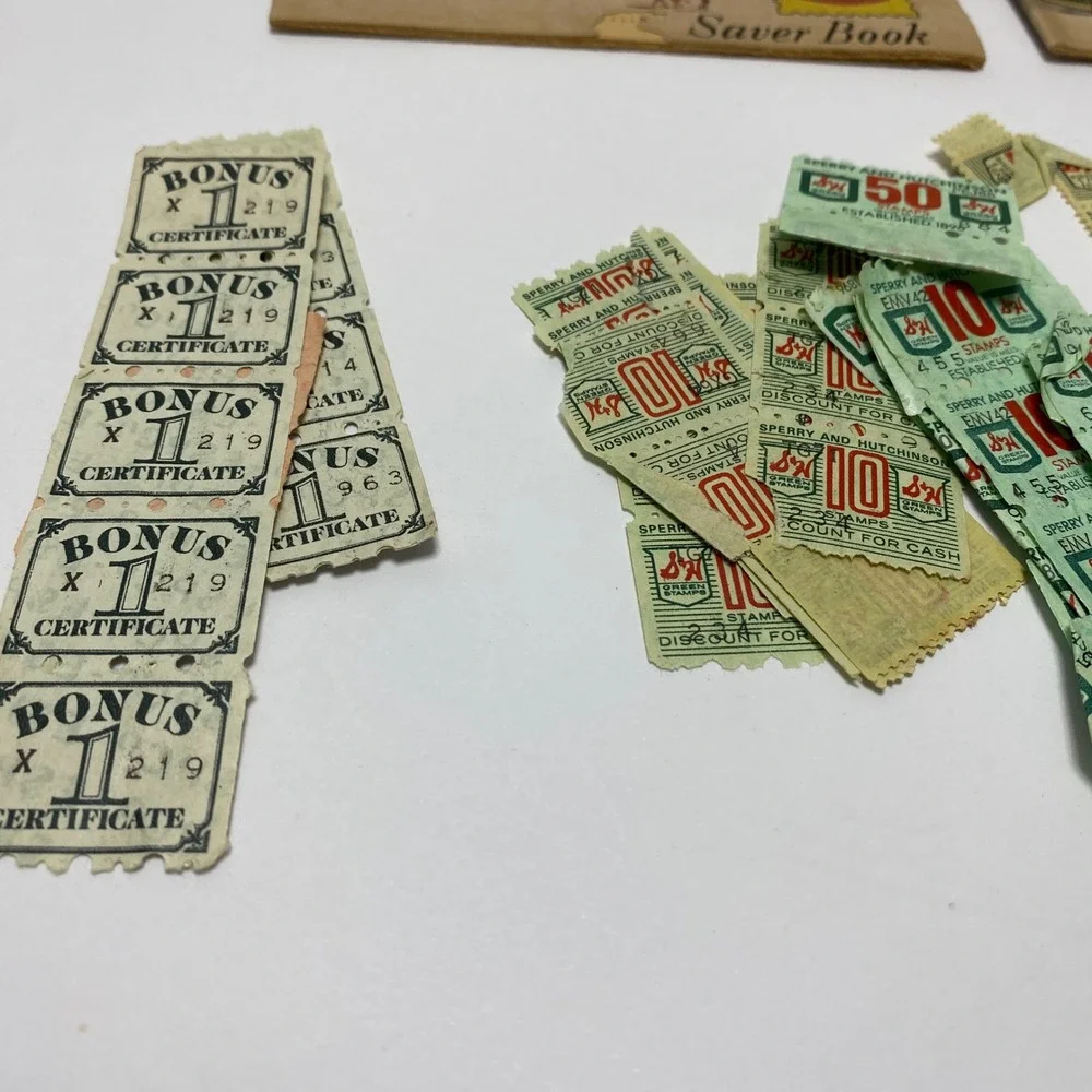 Vintage‎ Top Value Stamps Saver Book Collection Retro Collectible Paper